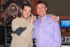 Bo Bice and Norm Levy Bo on the phone with Norm's daughter