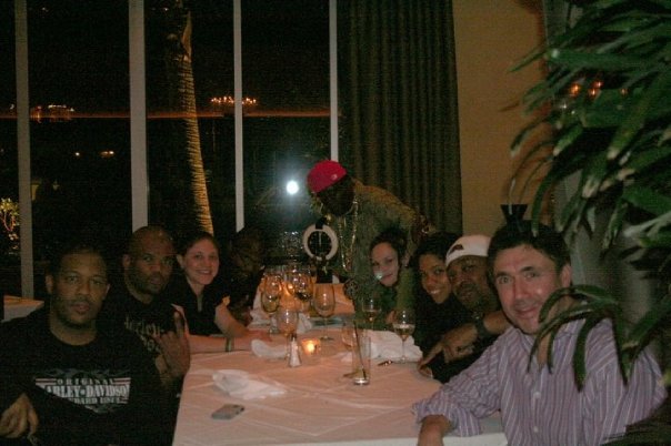 Erik, DMC, Ward, Flav, Sammii, Gaye, Chuck D and Norm - Dinner at Hard Rock Erik, DMC, Ward, Flav, Sammii, Gaye, Chuck D and Norm - Dinner at Hard Rock