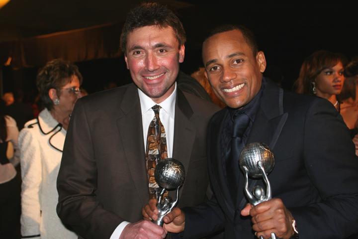 Hill Harper and Norm Levy Hill Harper and Norm Levy