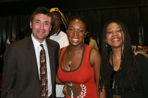 Norm Levy with India.Arie and Simpson Arie
