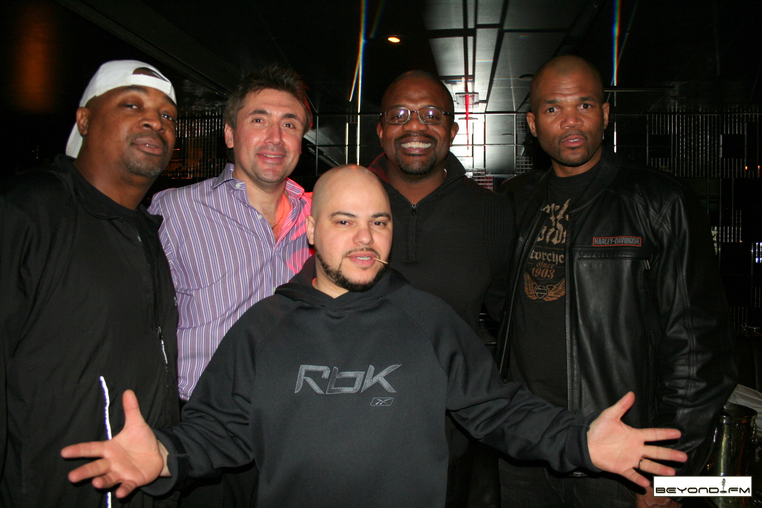 Chuck D, Norm Levy, Ward Alston, DMC & Johnny Juice Chuck D, Norm Levy, Ward Alston, DMC & Johnny Juice